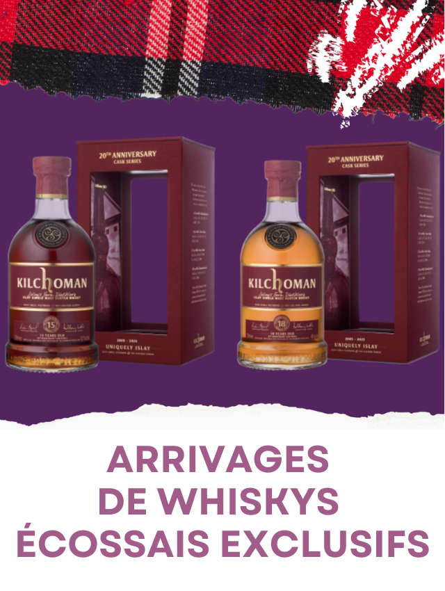 Nouvel arrivage de whiskys écossais exclusifs Nouvel arrivage de whiskys écossais exclusifs