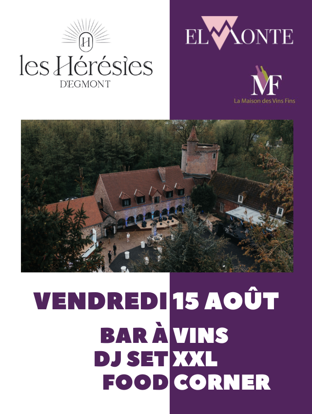 Rejoignez-nous aux Hérésies d'Egmont ce vendredi 15 août Rejoignez-nous aux Hérésies d'Egmont ce vendredi 15 août
